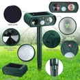 thumbnail image 3 of 2 Pack Upgraded Ultrasonic Animal Repellent Outdoor Solar Animal Repeller Waterproof with PIR Sensor & Strobe Flashing Lights Pest Repeller Animal Deterrent to Keep Deer Cat Dog Raccoon Mouse Fox Away, 3 of 6