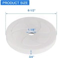 thumbnail image 2 of Rueda de repuesto blanca grande para polaris 180/280/380 - c6.6-1/2'', 2 of 4