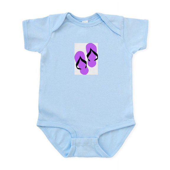 CafePress - FLIP FLOP Infant Bodysuit - Baby Light Bodysuit, Size Newborn - 24 Months