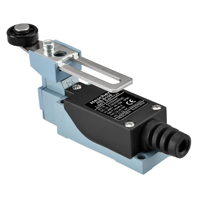Heschen Interrupteur de Limite, HS-8108, Levier de Rouleau Réglable, 10A 250VAC, SPDT Momentané, pour CNC Mill Plasma, IP65