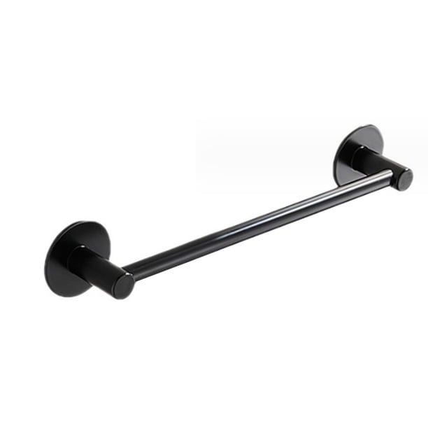 Estante para zapatillas de baño zhenshenaoxiaoao almacenamiento para colgar en la pared drenaje de inodoro SIN perforaciones color Negro mate soporte de carga FUERTE individual de 30cm