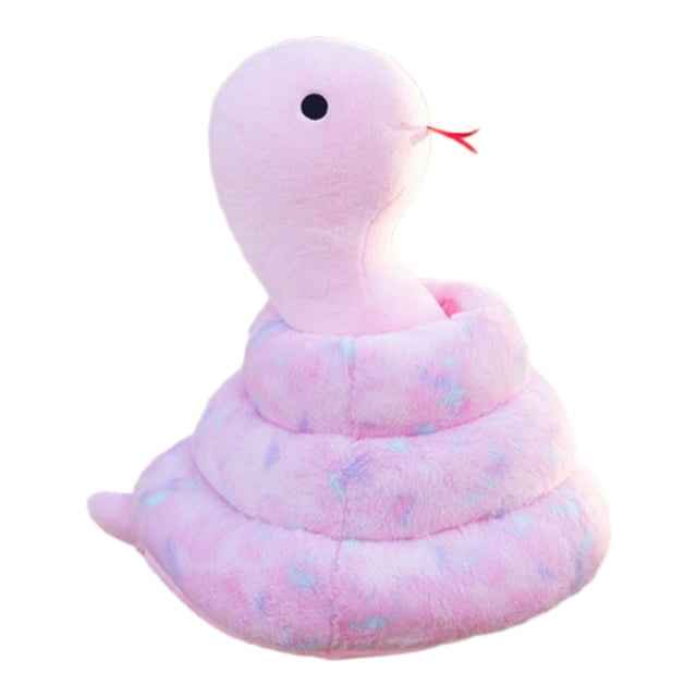 Figura de serpiente de peluche, recuerdo de fiesta para el hogar, para decoración, regalo de cumpleaños Púrpura