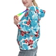 thumbnail image 2 of Salouo Hawaiian Style Pattern Hoodie Sweatshirts for Women, Autumn Pullover Hoodie Workout Sweat Women's Long Sleeve Preppy Sweatshirts-XX-Large, 2 of 7