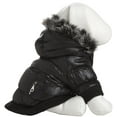 thumbnail image 3 of Pet Life ® Classic Metallic Fashion 3M Insulated Dog Coat Parka w/ Removable Hood, 3 of 8
