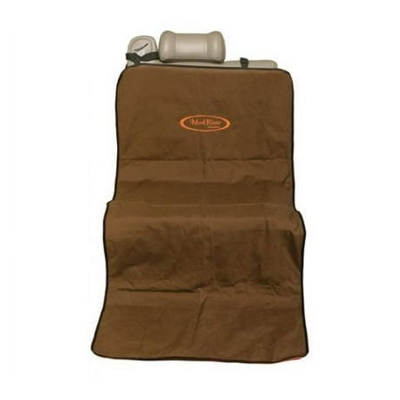 Mud River Shotgun Single Seat Cover, Brown, 68 x 29in