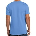 thumbnail image 2 of Hanes Essential T-Shirt, 100% Cotton Short Sleeve Mens Tee, DIY and Arts And Crafts, Carolina Blue, 2XL, 2 of 5