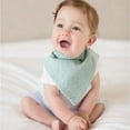 thumbnail image 3 of Muslin Baby Bibs for Boys Girls, 10 Pack Drool Bibs, Muslin Triangular Scarf Baby Bibs,Super Absorbent Organic Cotton Neckerchief for Infants Toddlers, 3 of 6