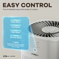 thumbnail image 4 of MORENTO Air Purifier for Home Bedroom, Quiet Air Cleaner with 24dB Sleep Mode, True HEPA Filter for Pet, White, 4 of 8