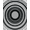 Black White Gray, Pattern 1, variant on ODIKA Disc Record Radiating Rings Musical Theme Round Shaped Music Pet Friendly & Kids Safe Play for Playroom, Bedroom, Reading Nook