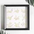 thumbnail image 5 of 9pcs 1.6x1.6 Inch Origami Crane Stickers Thousand Paper Cranes Self Adhesive Gold Stickers Cranes Theme Metal Gold Stickers for Scrapbooks DIY Resin Crafts Phone Water Bottle Decor, 5 of 7