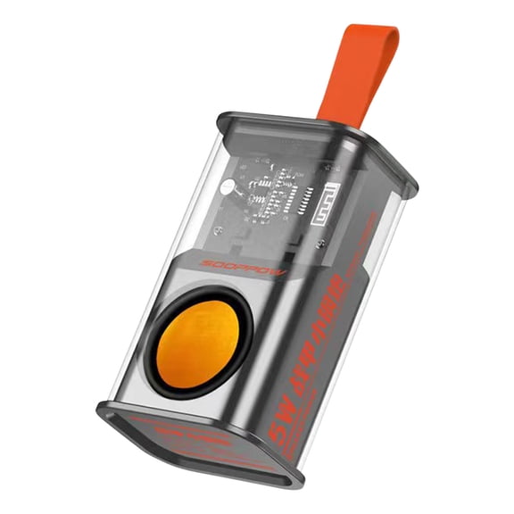 WQJNWEQ Bluetooth Speaker Transparent Mecha Decor Outdoor Wireless Colorful Portable Small Subwoofer