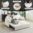 thumbnail image 4 of Futon Pull Out Sofa Bed，Queen Size Convertible Sleeper Sofa Bed,Couches For Living Room,Apartment, 4 of 7
