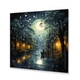 thumbnail image 2 of Designart "Blue Canal Dramatic Canals High" Canals Metal Wall Decor, 2 of 5