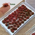 thumbnail image 1 of Lefu 53Pcs Adhesive Static Grass Tufts Model scenery Miniature Scenery Wildflowers, 1 of 6