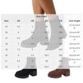 thumbnail image 3 of Viluyesy Womens Ankle Booties Stretchy Sock Suede Platform Chunky Block Heel Lug Sole Slip On Casual Edgy Everyday Footwear Black Size 9, 3 of 8