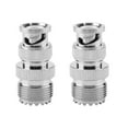 thumbnail image 1 of Adaptador coaxial RF Nikou Conectores macho BNC a conector hembra UHF SO239 PL-259, 1 of 15