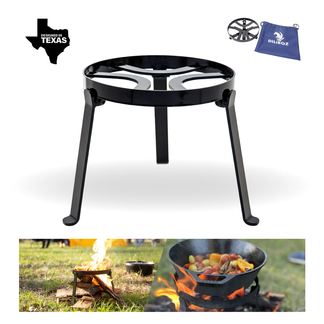 Outdoor Camping Tripod Portable Cooking Campfire Pots Holder Picnic Casts New 
