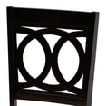 thumbnail image 4 of Set of 2 Baxton Studio Lenoir Sand Upholstered Espresso Wood Dining Chairs, 4 of 7