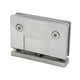 thumbnail image 3 of Bisagra para puerta de ducha de cristal, rotación de 360 ​​grados, metal, ligera Cepillado recto, 3 of 9
