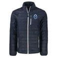 thumbnail image 2 of Men's-Cutter & Buck  Navy Vancouver Whitecaps FC Rainier PrimaLoft Eco Insulated Full-Zip Puffer Jacket, 2 of 3