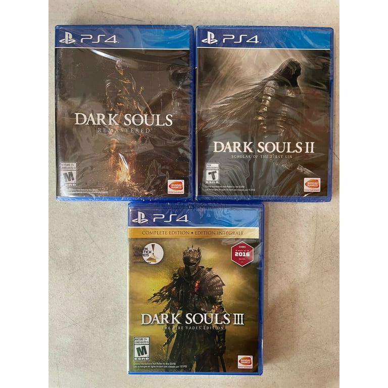 Dark Souls Trilogy PS4 Sony PlayStation 4 Brand New Factory Sealed