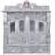 Home Pooja Wooden Mandir with White Oxidized Plated Puja Temple - Fully Assembled - 25 Inches with Doors