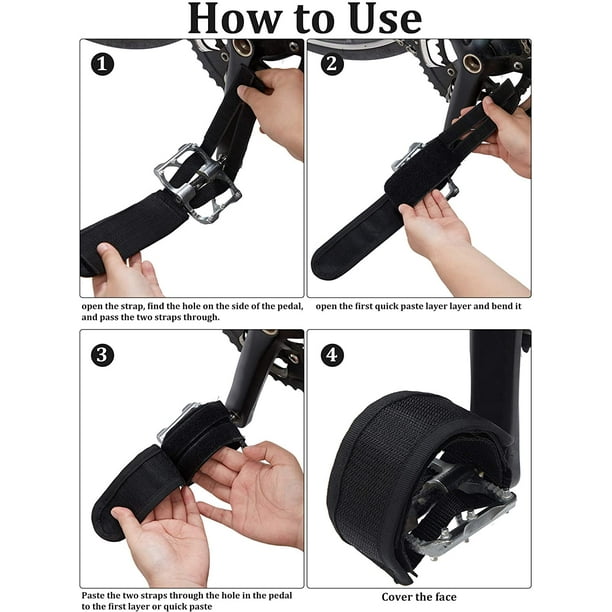 Children's pedal deals toe clips