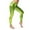 AA-Green1187, variant on Women's Metallic Shiny Leggings High Waist Slim Fit Full Length Tights Stretchy Bold Party Wear Bottoms Mint Green