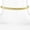 Gold, variant on 1928 Jewelry Cobra Chain Choker With Black Satin Ribbon Necklace 12 + 5 Extender
