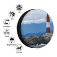 thumbnail image 2 of Kdxio Lighthouse On The Waters for Tire Cover Wheel Protectors Tyre Covers Weatherproof Wheel Covers Universal Fit for Trailer Rv SUV Truck Camper Travel Trailers 14 inch, 2 of 5