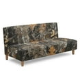 thumbnail image 2 of Xoenoiee Hunting Camo Pattern Armless Futon Cover Super Stretch Jacquard Futon Sofa Bed Slipcover with Non-Slip Elastic Bottom, Universal Sofa Mattress Covers Full Queen Size, 2 of 7