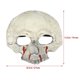 thumbnail image 2 of GAXIRE Máscara de media cara con forma de calavera y patrón de sangre para Halloween, ideal para mascaradas, 2 of 6