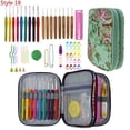 thumbnail image 1 of 36 Styles Crochet Hooks Set Knitting With Yarn Weave Knitting Needles Hook Kit Sewing Tools Gauge Scissors Knit with Storage Bag, 1 of 7