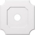 thumbnail image 2 of Ekena Millwork CMP26LE-05000 26 Po OD x 5 Po ID Carré Locke Architectural Grade PVC Contemporain Médaillon de Plafond, 2 of 4
