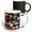 Multicolor, variant on 3drose, Morocco, Marrakech. Colorfully Painted Ceramic Bowls for Sale., 11oz Two-tone Blue Mug