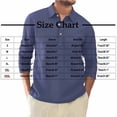 thumbnail image 3 of BUIGTTKLOP Mens Long Sleeve Shirts Classic Casual Button Tee Lightweight Collared Golf Shirt, 3 of 6