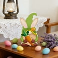 thumbnail image 3 of Gaiwos 4 PCS Easter Wooden Gnome Bunny Sign 5.5 inches, Easter Bunny Egg Decorations, Adorable Rustic Easter Gnome Bunny for Home Holiday Spring Decor Tabletop Display Centerpiece Gifts Decor, 3 of 5