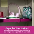 thumbnail image 2 of Estantería LockerMate Adjust-A-Shelf rosa, paquete de 2, 2 of 5