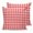 Red White, variant on 26x26 Pillow Covers Set of 2, Black Orange Plaid Throw Pillow Covers Decorative Couch Cushion Case, Farmhouse Buffalo Check Gingham Microfiber Square Pillowcases for Bedroom Car Living Room