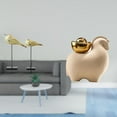 thumbnail image 2 of Figuras modernas de pájaros de madera y esculturas de animales en miniatura para decoración creativa del hogar, colecciones de escritorios, dormitorio, 2 of 8