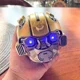 thumbnail image 4 of Mini casco robot deformable Iron Man Los Vengadores Altavoz Bluetooth Pequeño Radio inteligente inalámbrica Regalo creativo Decoración de escritorio, 4 of 5