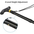thumbnail image 3 of 4 Folding Cane And Adjustable Lightweight Aluminum Metal Folding Cane, 3 of 5