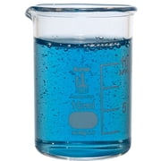 Karter Scientific 214T2, 3.3 Boro, Griffin Low Form, Glass Beaker Set - 4 Sizes - 10ml, 50ml, 100ml, 250ml