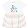 thumbnail image 3 of Inktastic Me Meemaw Loves Me Cute Girls Baby Dress, 3 of 5