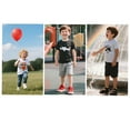 thumbnail image 6 of Little Hand T shirts For Boys 3-Pack Short Sleeve T shirt 100% Cotton Crew Neck Pajams Fashion Basketball Size 4T, 6 of 6