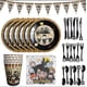 thumbnail image 1 of 1 juego de niños Harry Potter tema de fiesta de cumpleaños plato de papel banderín juego de vajilla de fiesta accesorios de decoración de regalo de cumpleaños para niños, 11 Afortunado Sencillez, 1 of 2