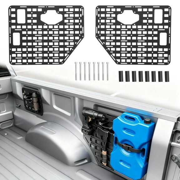 Side Bed Left Right Molle Panel Accessories For Ford F150 F-150 2015-2022 Truck
