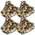 thumbnail image 1 of WASHWEPE 4 Pcs Accessoires pour Bébé Jouets sous-Vêtements de Poupée Tissu Camouflage Ensemble de Jeu de Rôle, 1 of 4