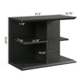 thumbnail image 2 of Tribesigns 3-Tier End Table with Storage, Wood Sofa Side Table, Industrial Bedside Table for Bedroom, Living Room, 2 of 7