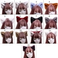 thumbnail image 2 of Lovely Furry Animal Beast Ears Hair Clip Anime Lolita Wolf Cat Cosplay Hairpins, 2 of 17